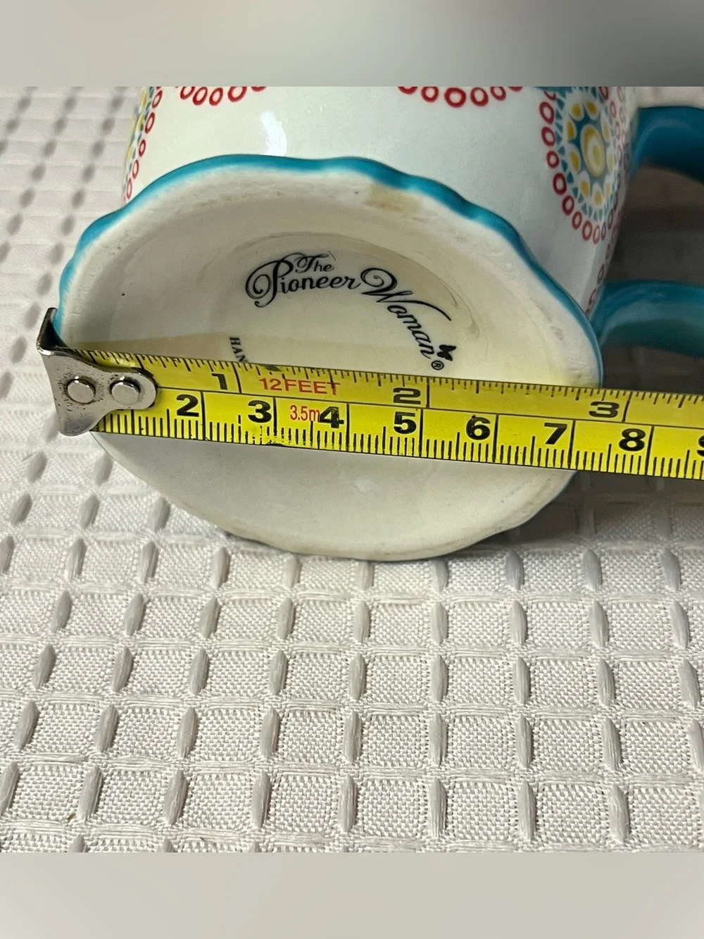 Pioneer Woman Footed Creamer Hyacinth or Blossom Jubilee Pattern